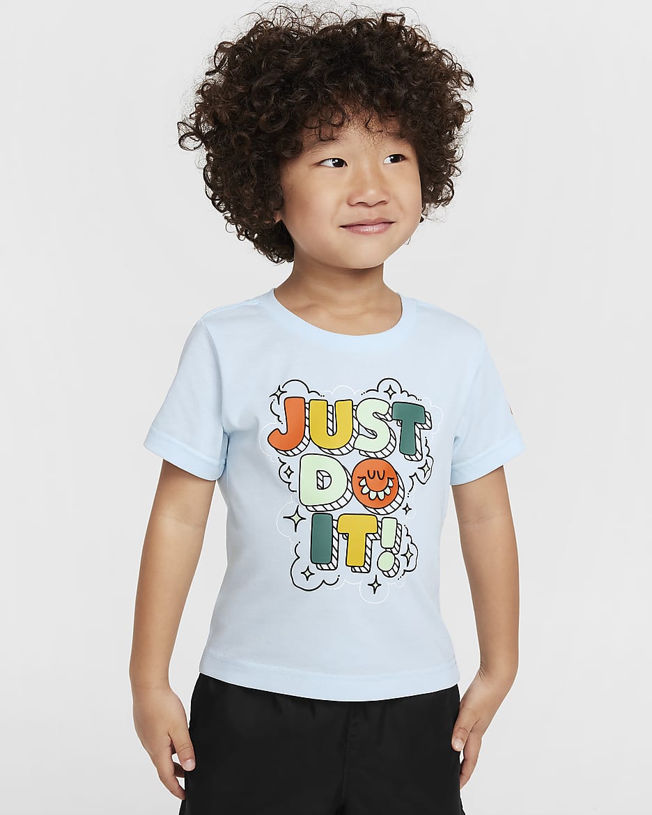 Nike just do it t shirt blue best sale